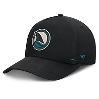 Men's Fanatics Black San Jose Sharks Alternate Authentic Pro Rink A-Frame Adjustable Hat