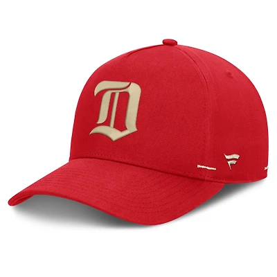 Men's Fanatics Red Detroit Red Wings Alternate Authentic Pro Rink A-Frame Adjustable Hat