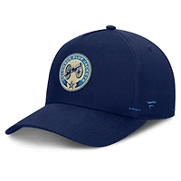 Men's Fanatics Navy Columbus Blue Jackets Alternate Authentic Pro Rink A-Frame Adjustable Hat