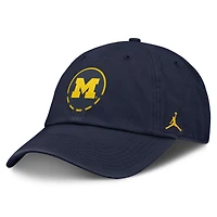 Men's Jordan Brand Navy Michigan Wolverines Primetime Basketball Club Adjustable Hat