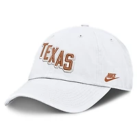 Men's Nike  White Texas Longhorns Legacy Letter & Mascot Club Adjustable Hat