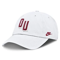 Men's Nike  White Oklahoma Sooners Legacy Letter & Mascot Club Adjustable Hat