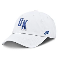 Men's Nike  White Kentucky Wildcats Legacy Letter & Mascot Club Adjustable Hat