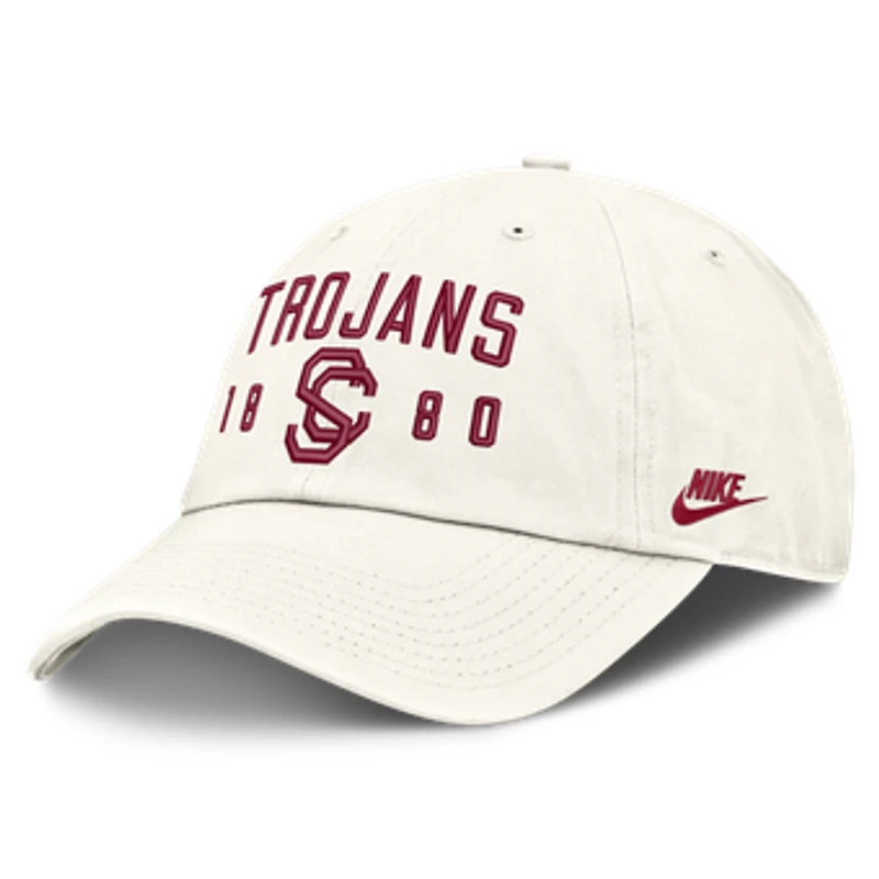 Men's Nike  White USC Trojans Legacy Letter & Location Club Adjustable Hat