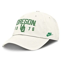 Men's Nike  White Oregon Ducks Legacy Letter & Location Club Adjustable Hat