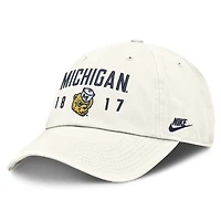 Men's Nike  White Michigan Wolverines Legacy Letter & Location Club Adjustable Hat