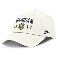 Men's Nike  White Michigan Wolverines Legacy Letter & Location Club Adjustable Hat