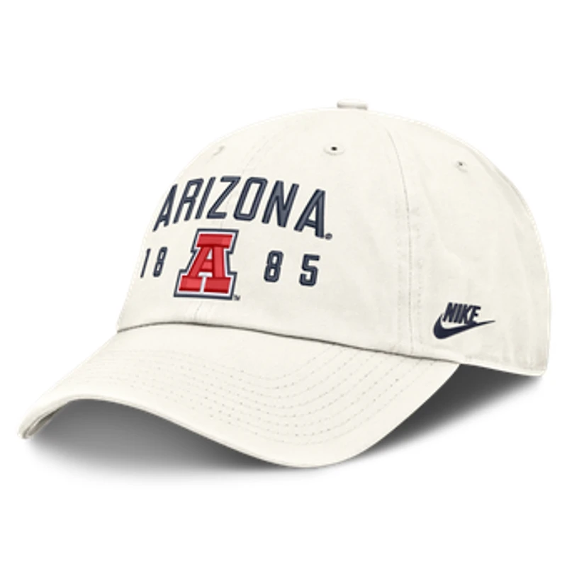 Men's Nike White Arizona Wildcats Legacy Letter & Location Club Adjustable Hat