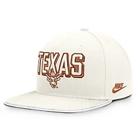 Men's Nike  White Texas Longhorns Legacy Letter & Mascot Pro Snapback Hat