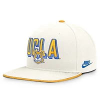 Men's Nike  White UCLA Bruins Legacy Letter & Mascot Pro Snapback Hat