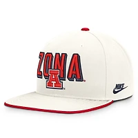 Men's Nike  White Arizona Wildcats Legacy Letter & Mascot Pro Snapback Hat