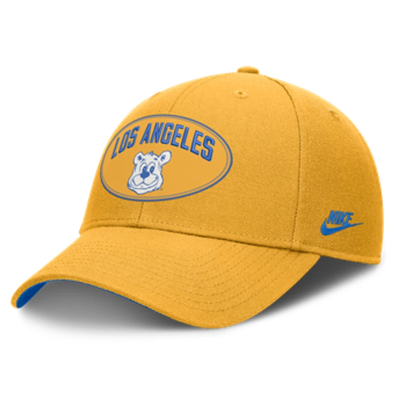 Unisex Nike Gold UCLA Bruins Legacy Letter & Location Rise Adjustable Hat