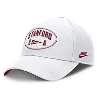 Unisex Nike  White Stanford Cardinal Legacy Letter & Location Rise Adjustable Hat