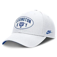 Unisex Nike  White Kentucky Wildcats Legacy Letter & Location Rise Adjustable Hat