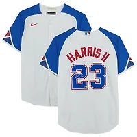 Michael Harris II Atlanta Braves Autographed White Nike City Connect Replica Jersey