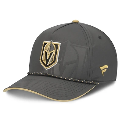Men's Fanatics Gray Vegas Golden Knights On Stage Podium A-Frame Adjustable Hat