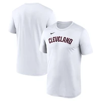 Men's Nike White Cleveland Guardians New Legend Wordmark Dri-FIT T-Shirt