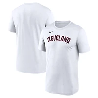 Men's Nike White Cleveland Guardians New Legend Wordmark Dri-FIT T-Shirt