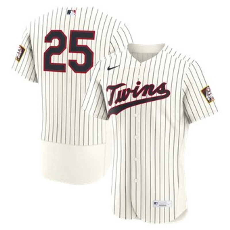 Men's Nike Byron Buxton Cream Minnesota Twins 2026 Field of Dreams Authentic Jersey