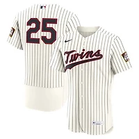 Men's Nike Byron Buxton Cream Minnesota Twins 2026 Field of Dreams Authentic Jersey