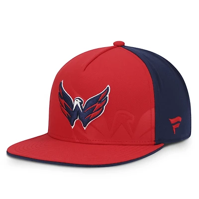 Men's Fanatics  Red/Navy Washington Capitals Snapback Hat