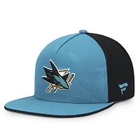 Men's Fanatics  Teal/Black San Jose Sharks Snapback Hat