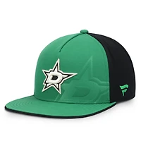 Men's Fanatics  Green/Black Dallas Stars Snapback Hat