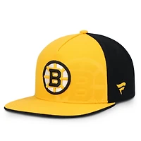 Men's Fanatics  Gold/Black Boston Bruins Snapback Hat