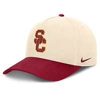 Unisex Nike  Natural/Cardinal USC Trojans Campus Prep Rise Adjustable Hat