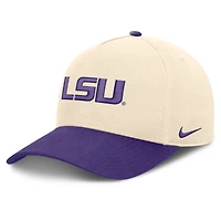 Unisex Nike  Natural/Purple LSU Tigers Campus Prep Rise Adjustable Hat