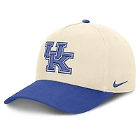 Unisex Nike  Natural/Royal Kentucky Wildcats Campus Prep Rise Adjustable Hat