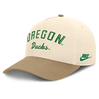 Unisex Nike  Natural/Beige Oregon Ducks Legacy Rise Adjustable Hat
