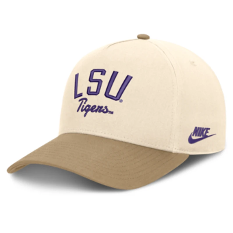 Unisex Nike  Natural/Beige LSU Tigers Legacy Rise Adjustable Hat