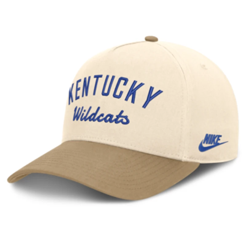 Unisex Nike  Natural/Beige Kentucky Wildcats Legacy Rise Adjustable Hat