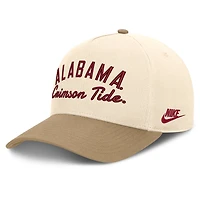 Unisex Nike  Natural/Beige Alabama Crimson Tide Legacy Rise Adjustable Hat