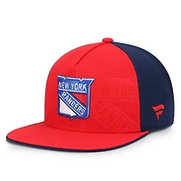 Men's Fanatics  Red/Navy New York Rangers Snapback Hat