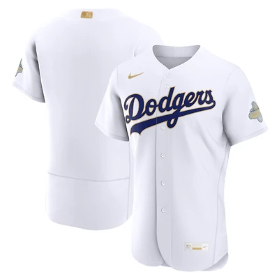 Men's Nike  White Los Angeles Dodgers 2026 Gold Collection Authentic Jersey