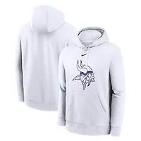 Men's Nike  White Minnesota Vikings Outside Linebacker Club Fleece Pullover Hoodie