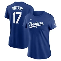 Women's Nike Shohei Ohtani Royal Los Angeles Dodgers 2025 World Series Champions Name & Number T-Shirt
