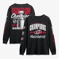 Men's Fanatics Black Carolina Hurricanes 2026 Stanley Cup Champions Long Sleeve T-Shirt