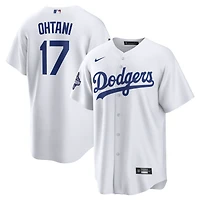 Men's Nike Shohei Ohtani White Los Angeles Dodgers 2025 World Series Champions Home Replica Jersey