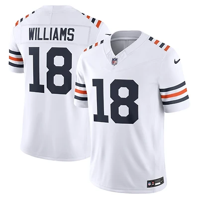 Men's Nike Caleb Williams White Chicago Bears Alternate  Vapor F.U.S.E. Stitched Limited Jersey