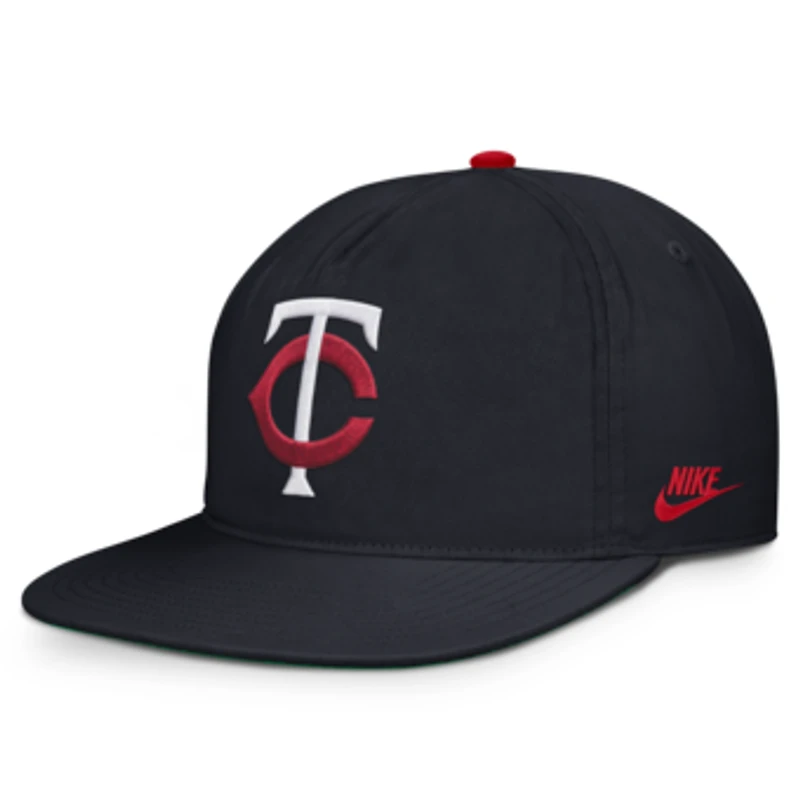 Men's Nike Navy Minnesota Twins 2026 Field of Dreams Five-Panel Adjustable Hat
