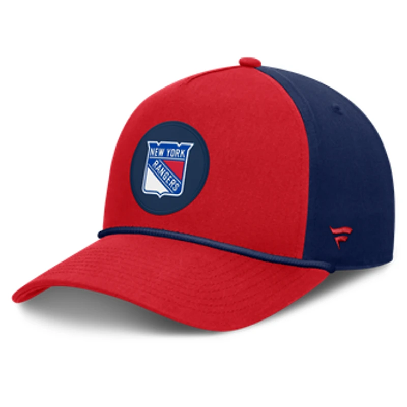 Men's Fanatics Navy New York Rangers Authentic Pro Rink A-Frame Adjustable Hat