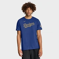 Men's Nike Royal Los Angeles Dodgers 2026 Gold Collection Wordmark T-Shirt