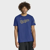 Men's Nike Royal Los Angeles Dodgers 2026 Gold Collection Wordmark T-Shirt
