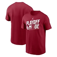 Men's Jordan Brand  Crimson Oklahoma Sooners 2025-26 College Football Playoff Pass Protection T-Shirt