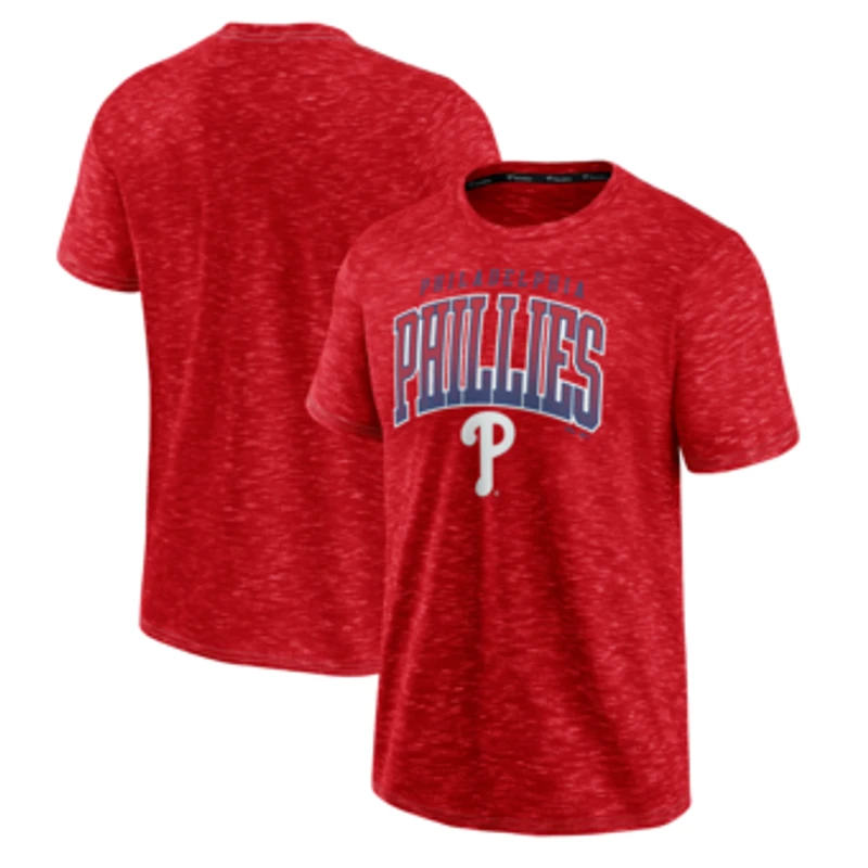 Men's Fanatics Red Philadelphia Phillies Leadoff T-Shirt
