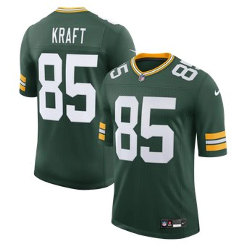Men's Nike Tucker Kraft Green Green Bay Packers Vapor Untouchable Stitched Limited Jersey