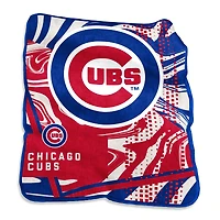 Chicago Cubs 50" x 60" Swirl Raschel Throw Blanket